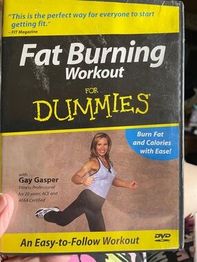 Fat Burning Workout for Dummies - Yellow & Black DVD